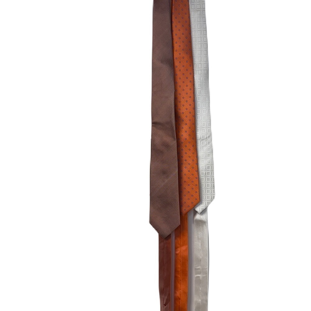 Richel Brown and Orange Tie Collection Accessories NWT